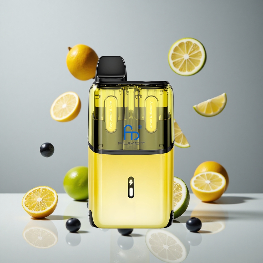 Fumot Ultra T32000 32000 Puffs Limón & Lima Refrescante y Arándano Azul Carga Rápida Type-C vape wholesale Peru