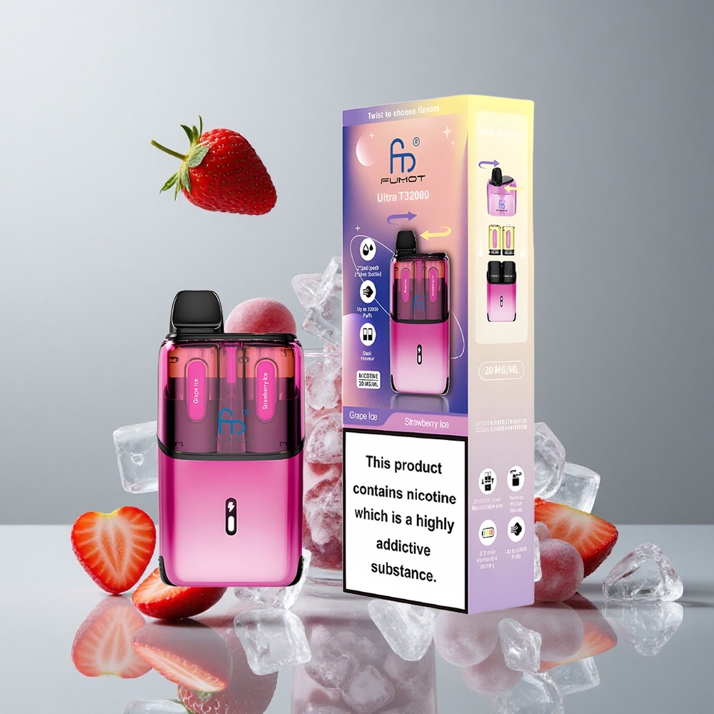 Fumot Ultra T32000 Vape Desechable 32000 Puffs Uva Helada - Fresa Helada vape wholesale Peru