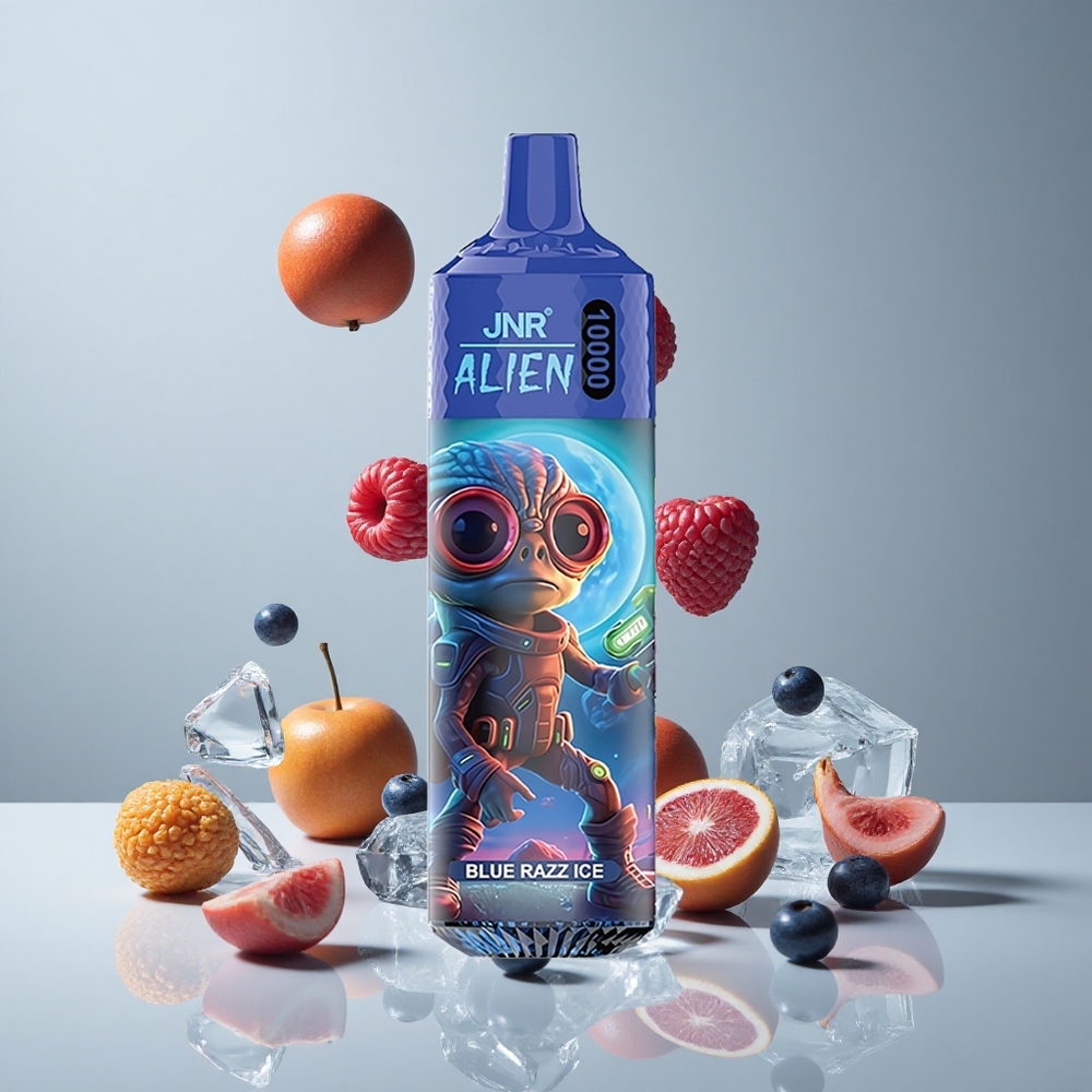 JNR Alien 10000 Puffs Blue Raz Ice 20ml E-líquido vape wholesale Peru