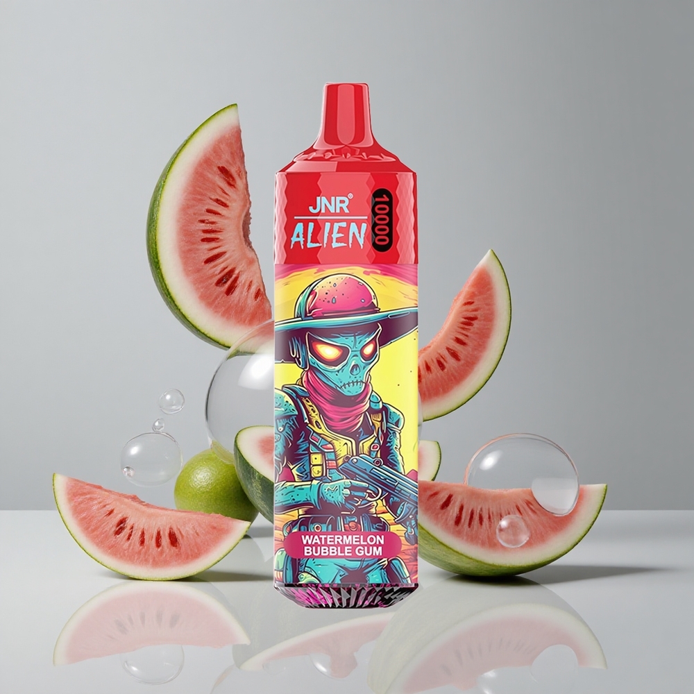 JNR Alien 10000 Puffs Chicle Sandía 850mAh LED RGB vape wholesale Peru
