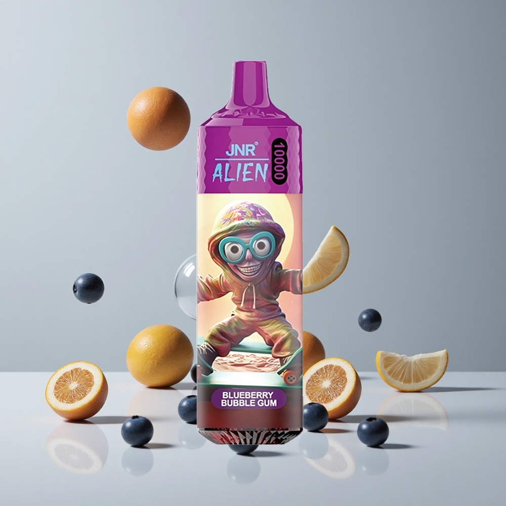 JNR Alien 10000 Puffs Chicle de Arándano Azul 850mAh RGB vape wholesale Peru