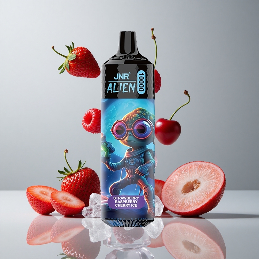JNR Alien 10000 Puffs Fresa Frambuesa Cereza Hielo 850mAh Tipo-C vape wholesale Peru