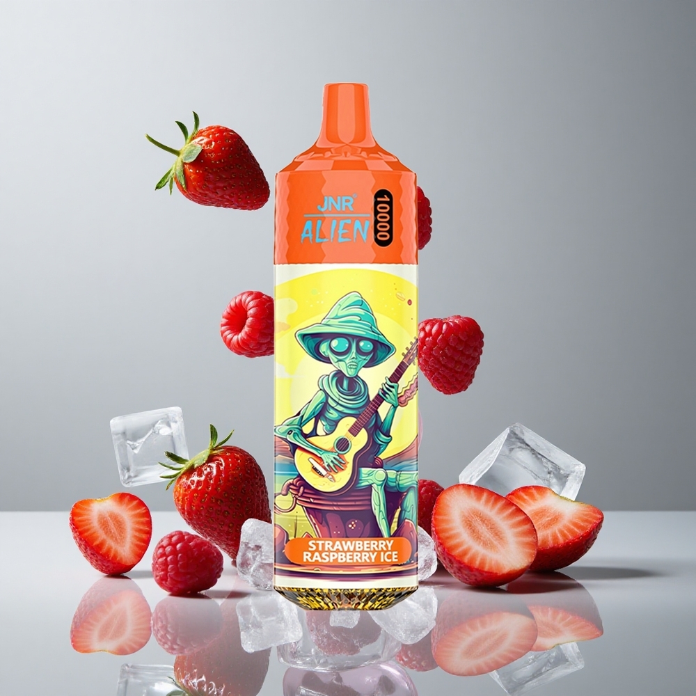 JNR Alien 10000 Puffs Fresa Frambuesa Hielo Tipo-C Carga Rápida vape wholesale Peru