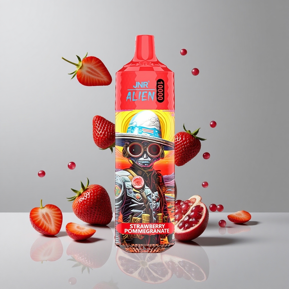 JNR Alien 10000 Puffs Fresa Granada 850mAh E-líquido 20ml vape wholesale Peru