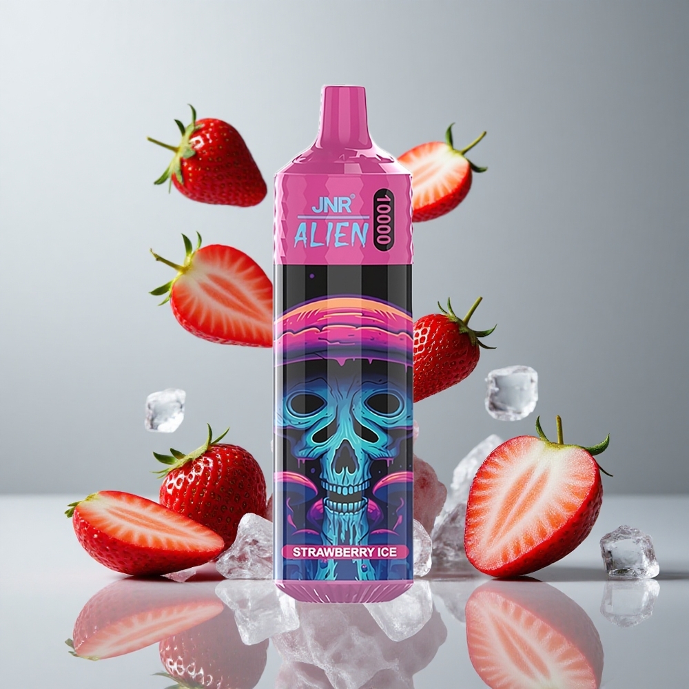 JNR Alien 10000 Puffs Fresa Hielo 850mAh LED RGB vape wholesale Peru