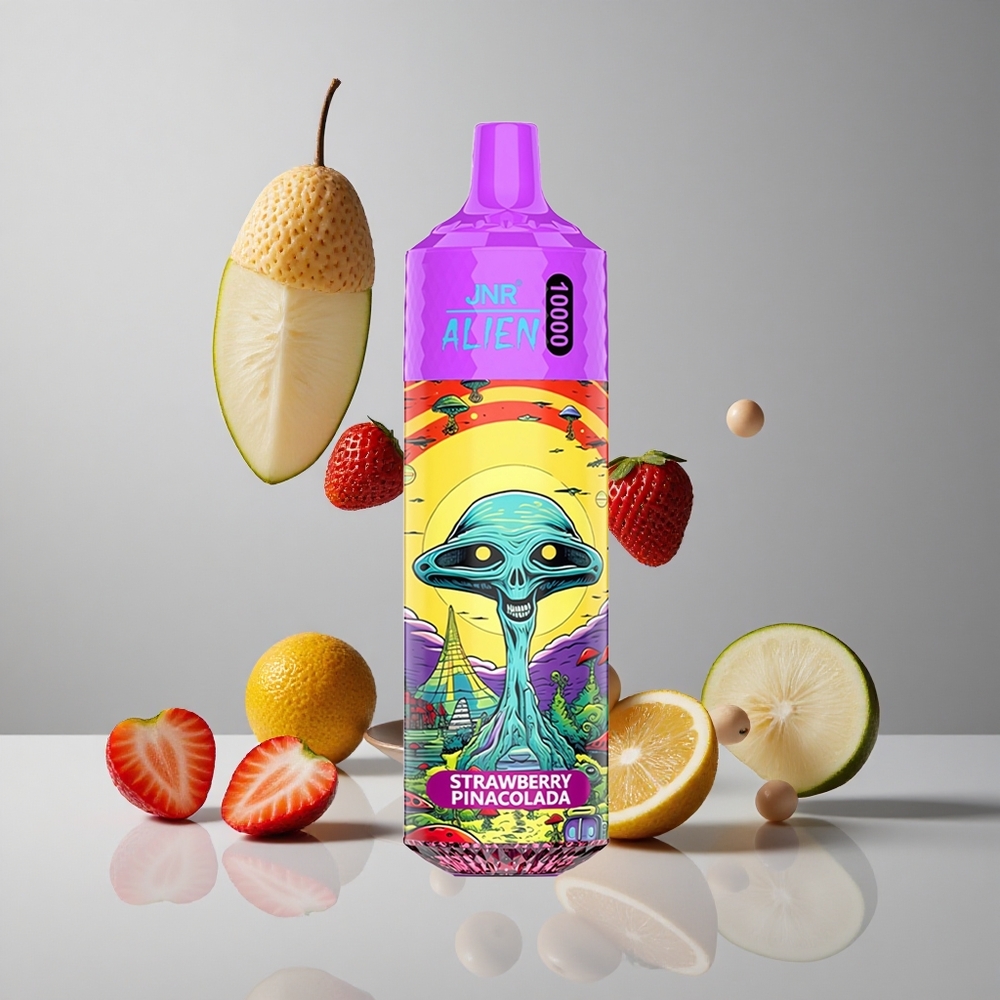 JNR Alien 10000 Puffs Fresa Piña Colada 850mAh RGB vape wholesale Peru