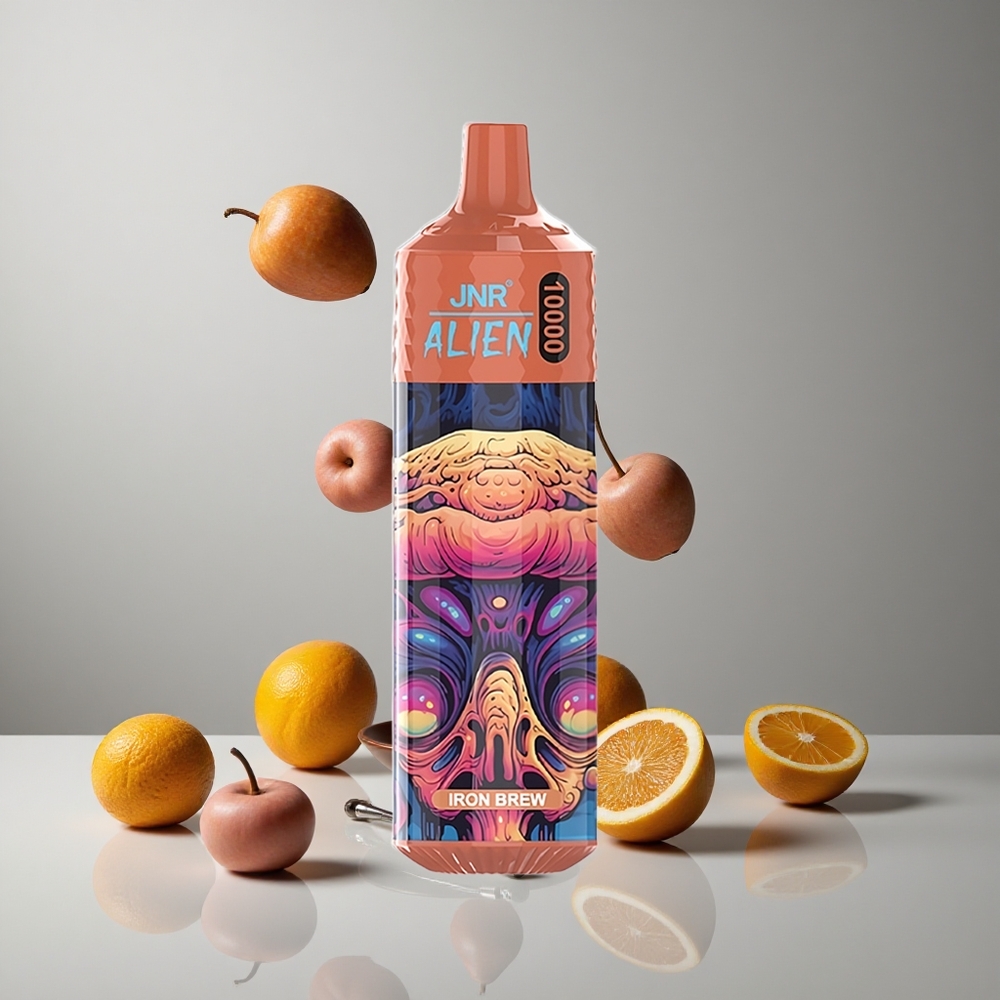 JNR Alien 10000 Puffs Iron Brew Carga Rápida Type-C LED RGB vape wholesale Peru