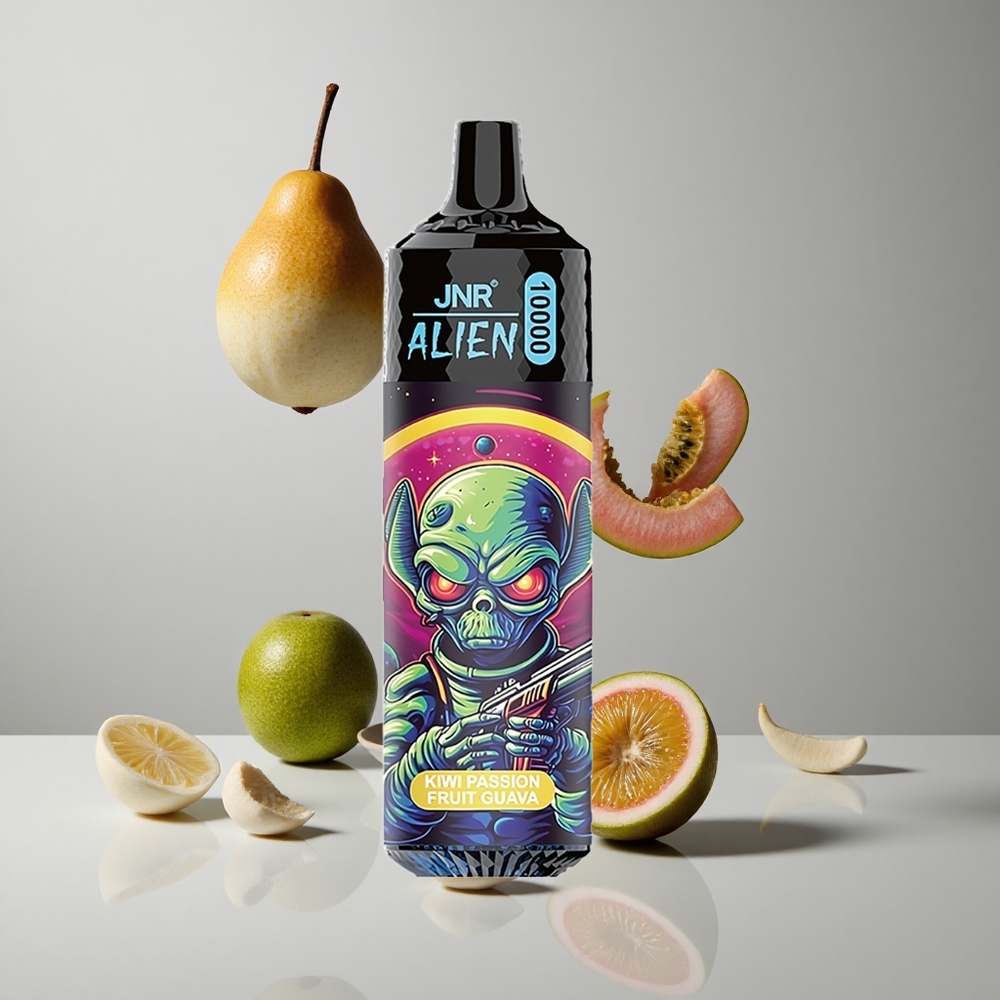 JNR Alien 10000 Puffs Kiwi Maracuyá Guayaba 850mAh Tipo-C vape wholesale Peru
