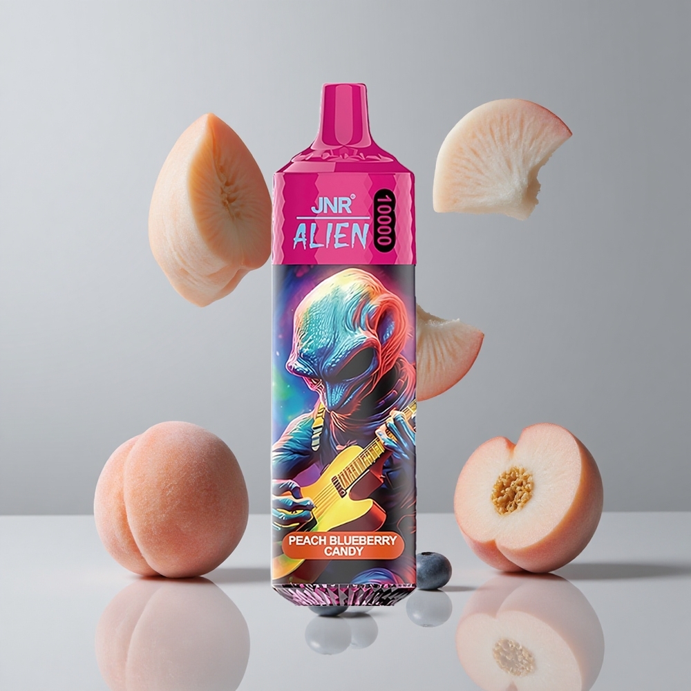 JNR Alien 10000 Puffs Melocotón y Arándano Dulce 850mAh LED vape wholesale Peru