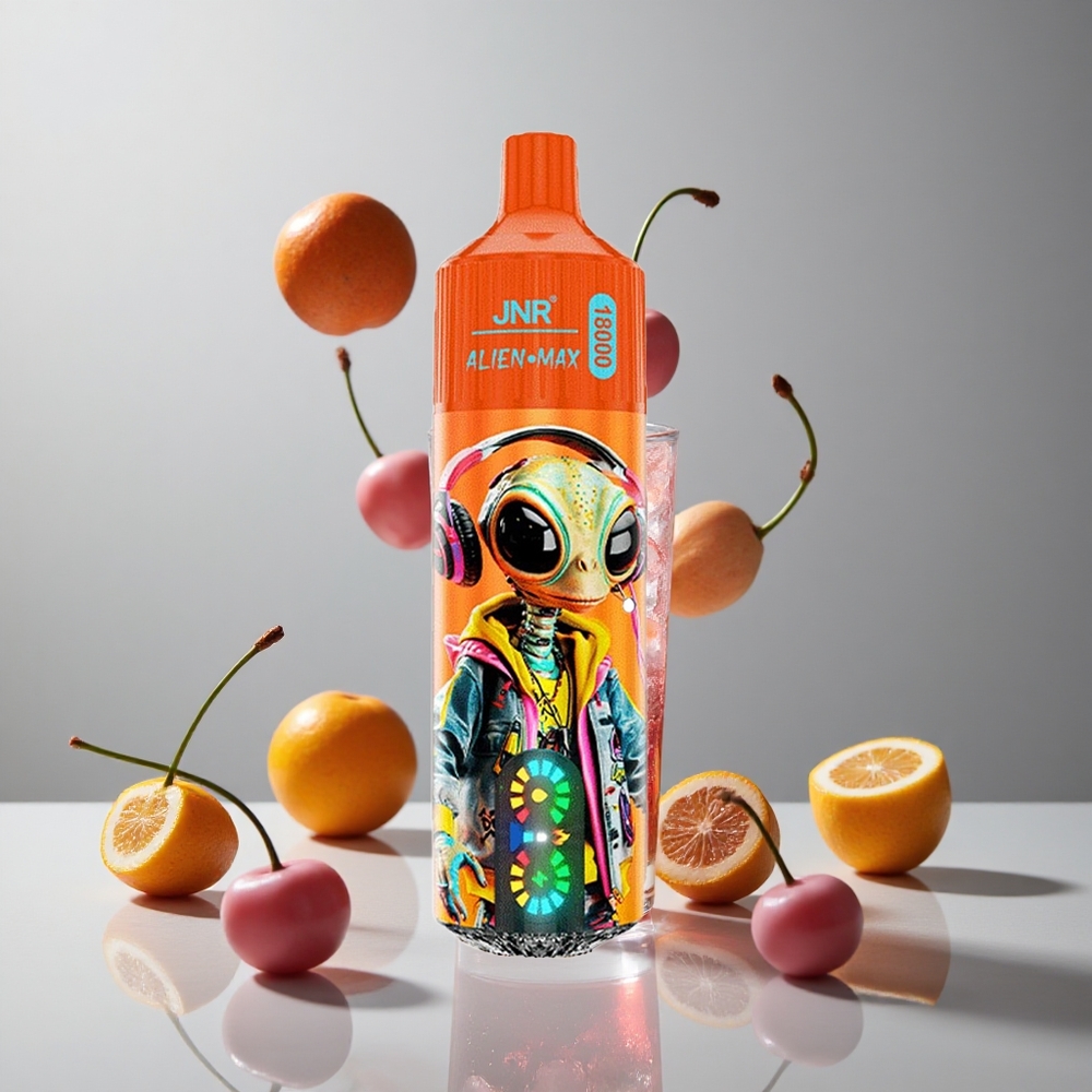 JNR Alien Max 18000 Puffs Cereza Cola Fizz Pantalla LED Inteligente vape wholesale Peru
