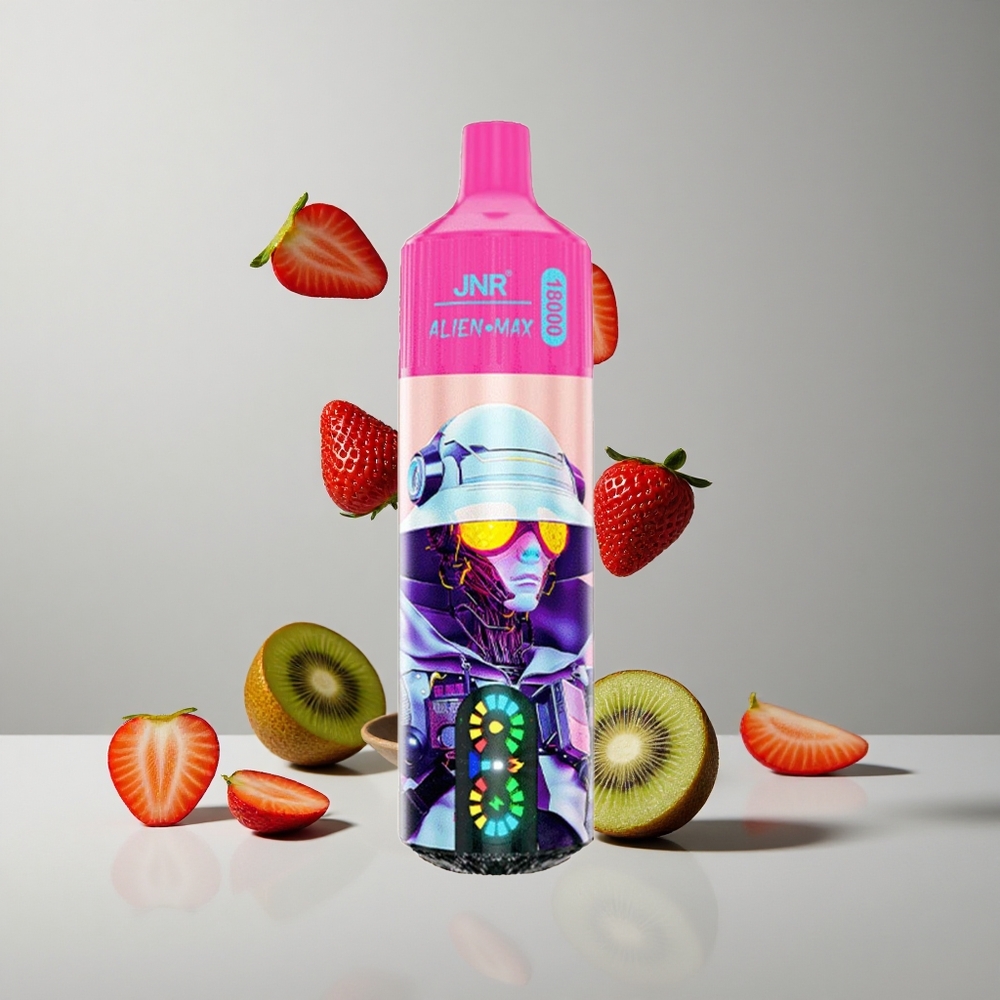 JNR Alien Max 18000 Puffs Fresa Kiwi Pantalla LED Inteligente vape wholesale Peru
