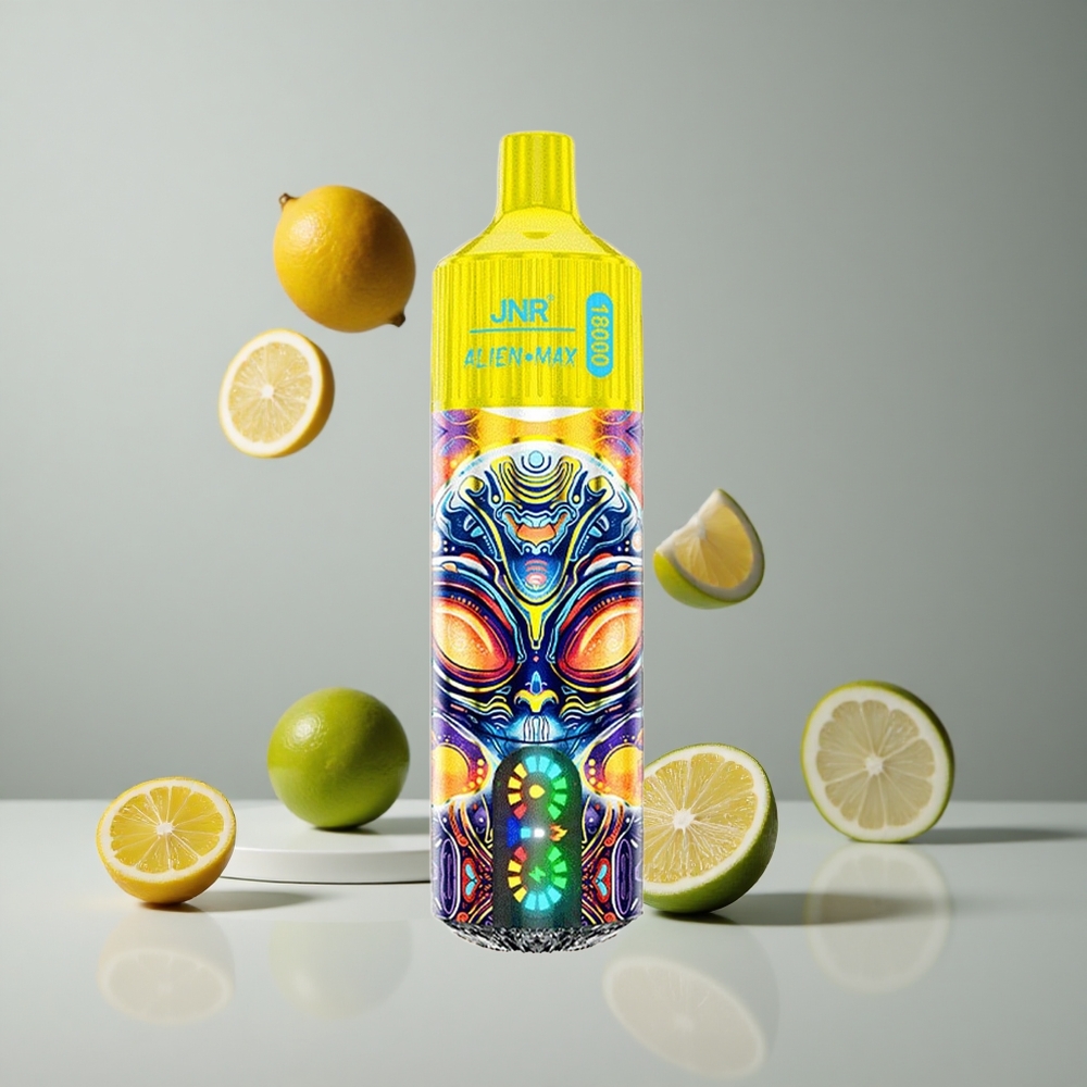 JNR Alien Max 18000 Puffs Limón & Lima con Pantalla LED Inteligente y Batería 850mAh vape wholesale Peru