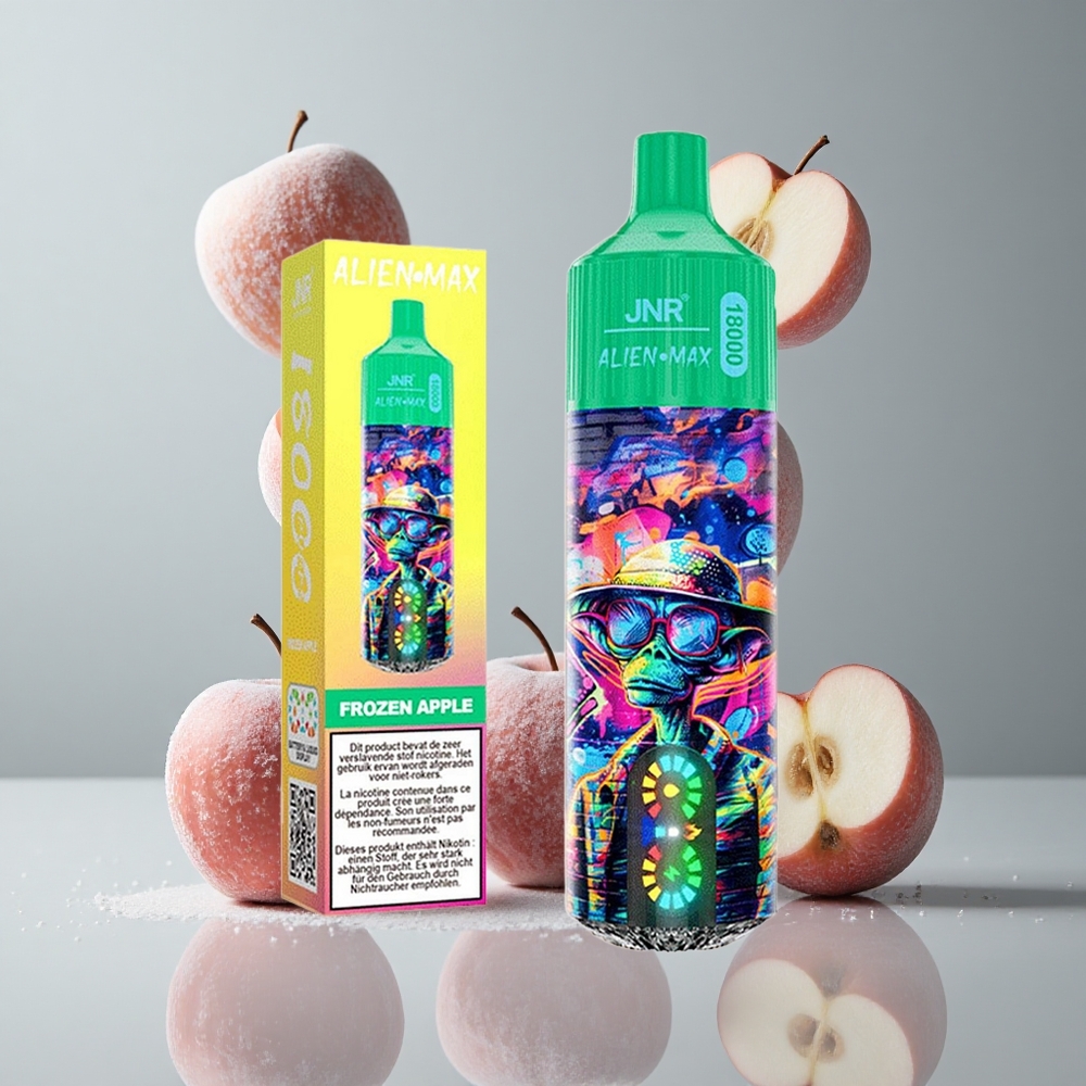 JNR Alien Max 18000 Puffs Manzana Helada Dual Mesh Coil & Dual Core vape wholesale Peru
