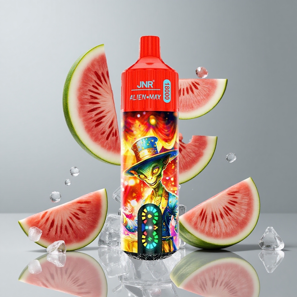 JNR Alien Max 18000 Puffs Vape Sandía Hielo con Pantalla LED Inteligente y Carga Rápida Type-C vape wholesale Peru