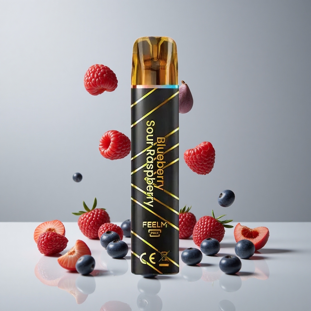 JNR Black&Golden 600+200 Puffs Arándano Azul Frambuesa Ácida 2ml TPD vape wholesale Peru