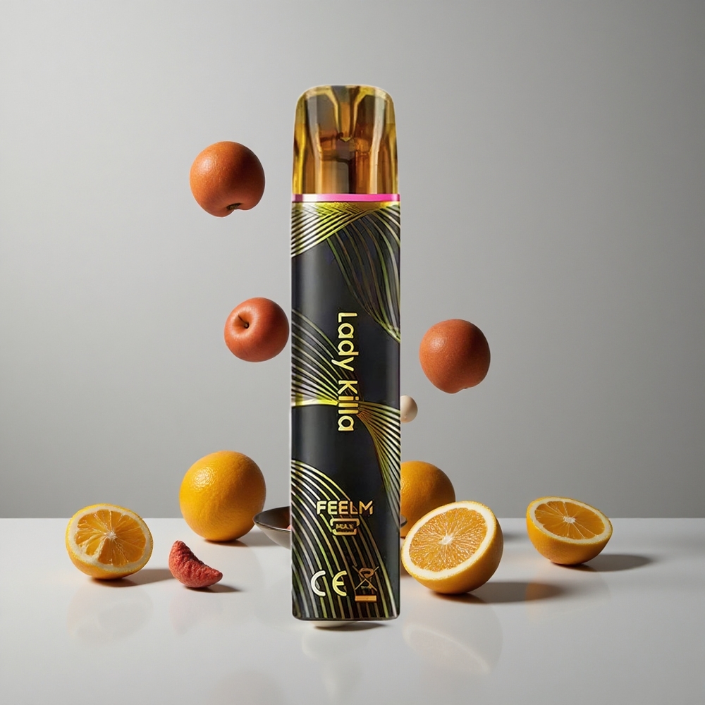 JNR Black&Golden 600+200 Puffs Lady Killa Vape Desechable 2ml 2% Nicotina TPD vape wholesale Peru