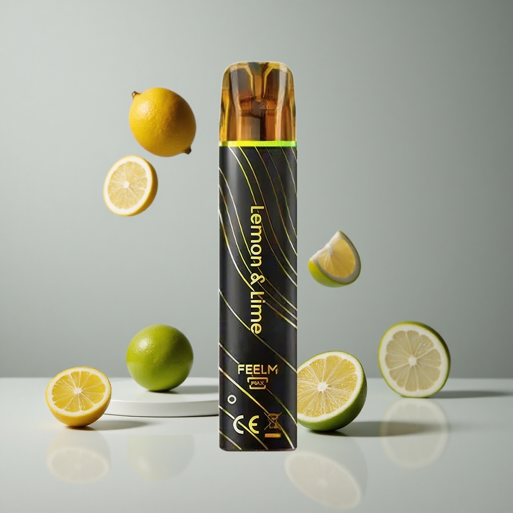 JNR Black&Golden 600+200 Puffs Limón & Lima Vape Desechable 550mAh vape wholesale Peru