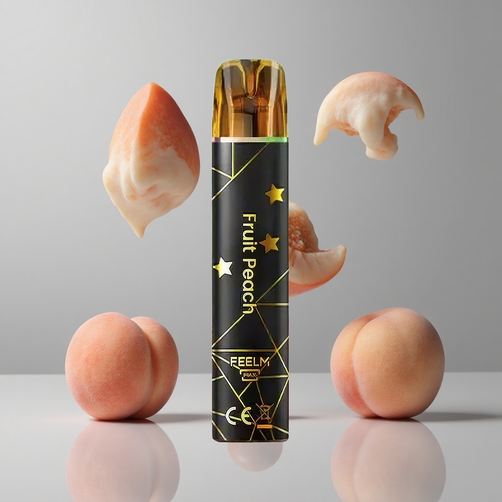 JNR Black&Golden 600+200 Puffs Melocotón Desechable 2ml TPD vape wholesale Peru
