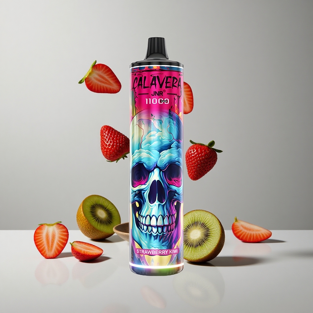 JNR Calavera 11000 Puffs Fresa Kiwi Puertos Tipo-C 21ml vape wholesale Peru