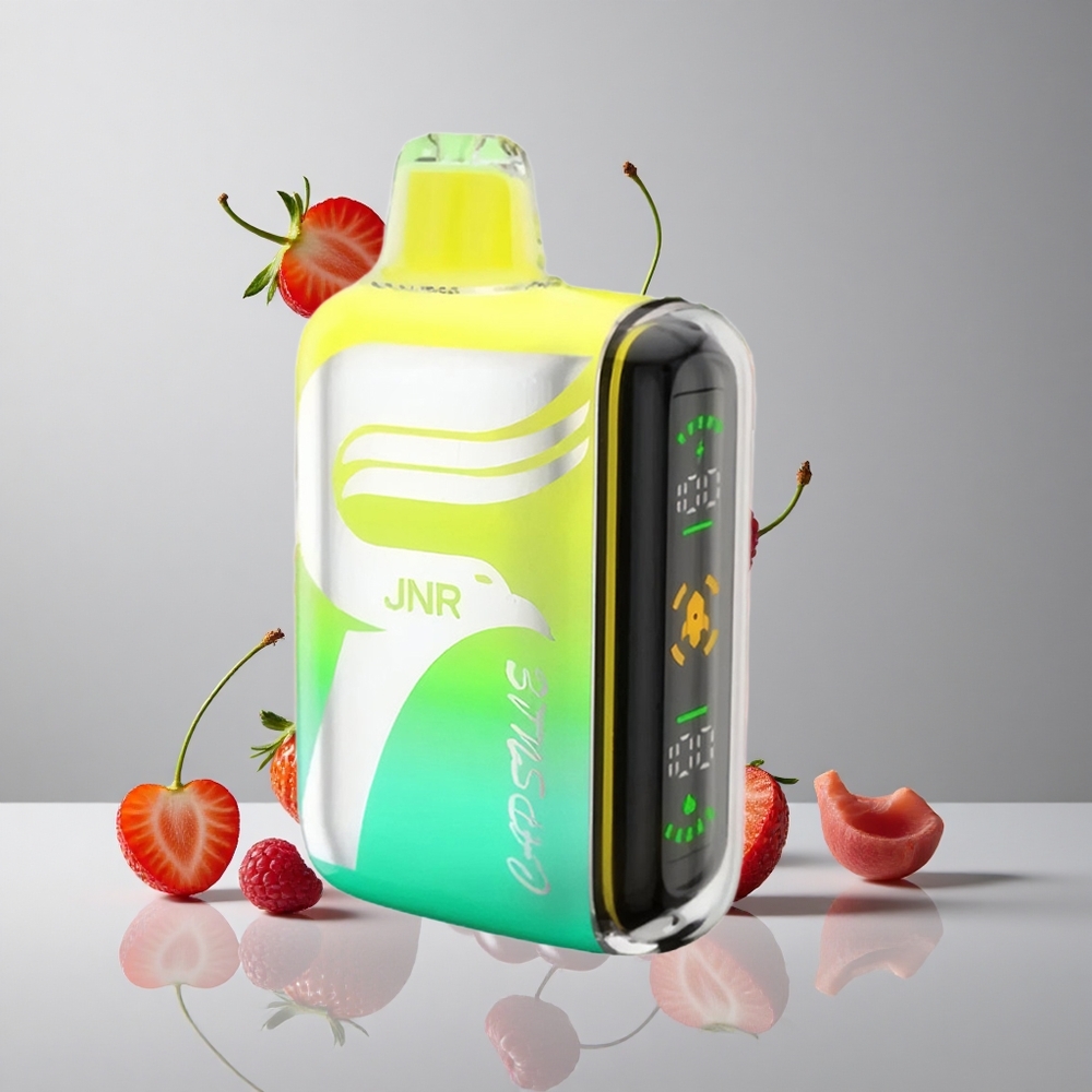 JNR Capsule 15000 Puffs Fresa Frambuesa Cereza Pantalla Inteligente LED vape wholesale Peru