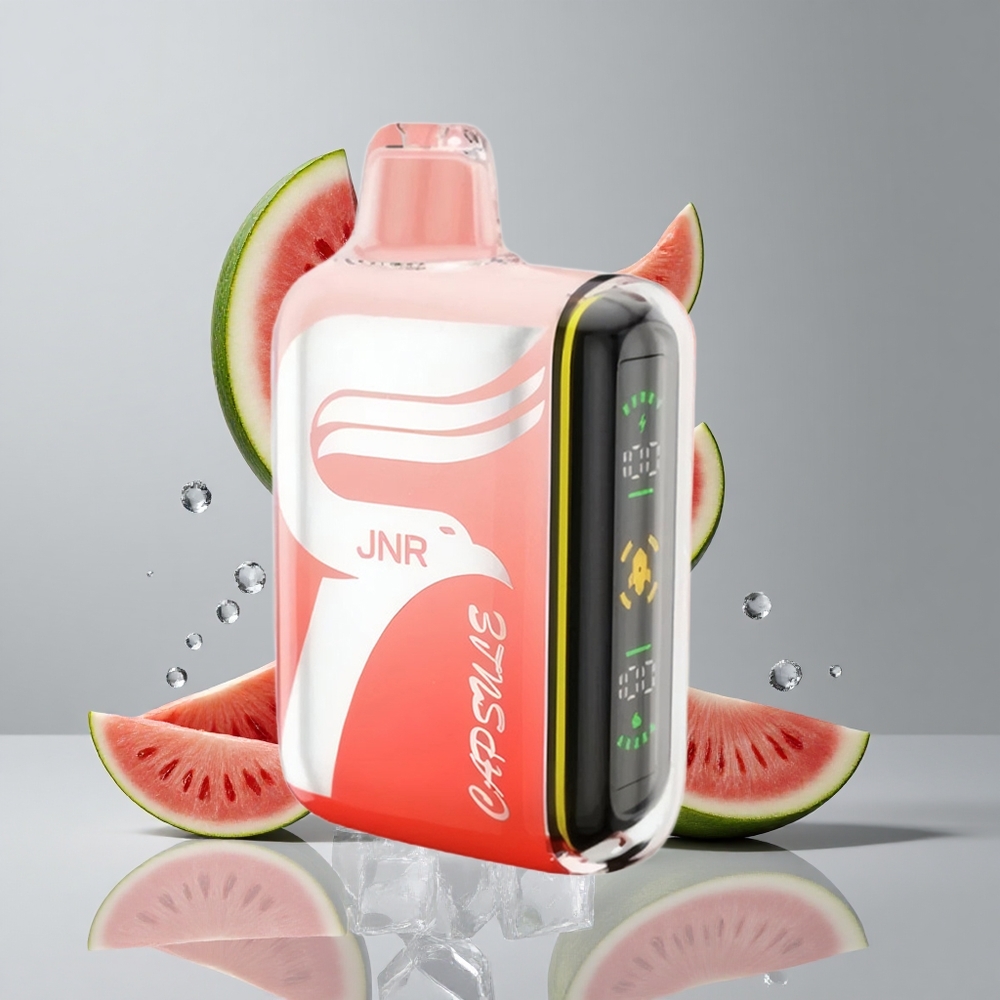 JNR Capsule 15000 Puffs Sandía Brazz Hielo con Pantalla Inteligente LED y Carga Rápida Type-C vape wholesale Peru