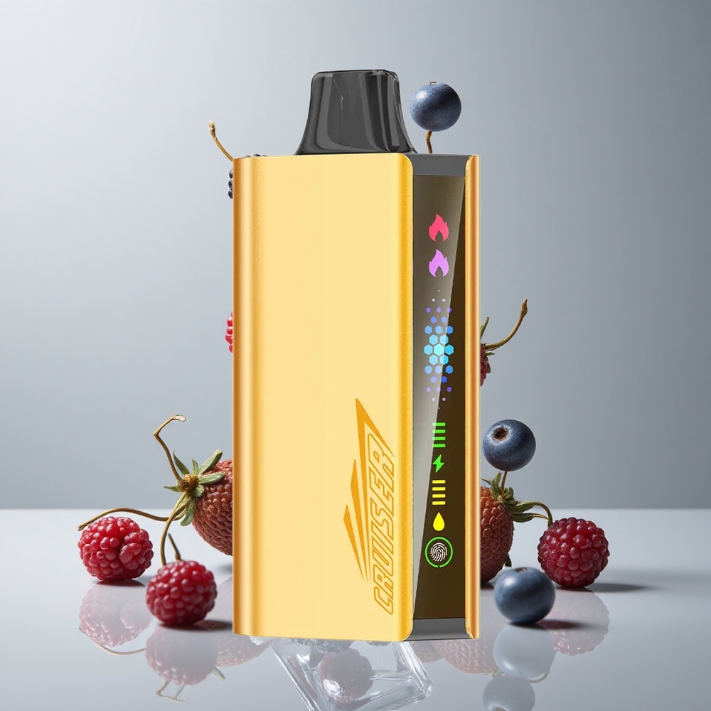 JNR Cruiser 12000 Puffs Blackberry Ice Morado Eléctrico Pantalla Animada vape wholesale Peru