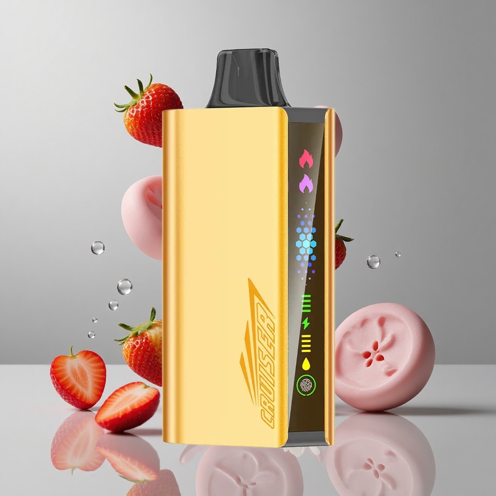 JNR Cruiser 12000 Puffs Chupa Chups Fresa Vape Desechable Sin Carga 25ml vape wholesale Peru