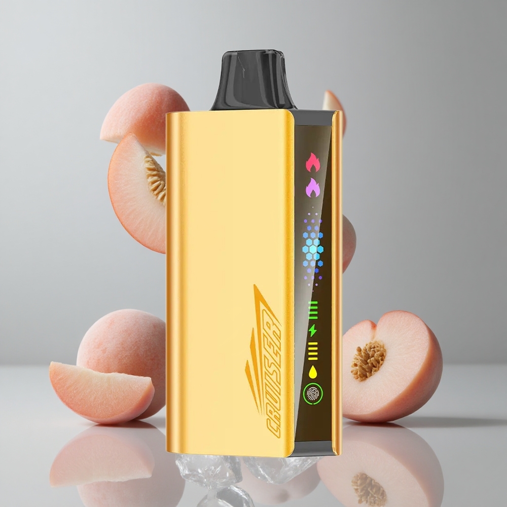 JNR Cruiser 12000 Puffs Durazno Hielo Sin Carga Pantalla Animación vape wholesale Peru