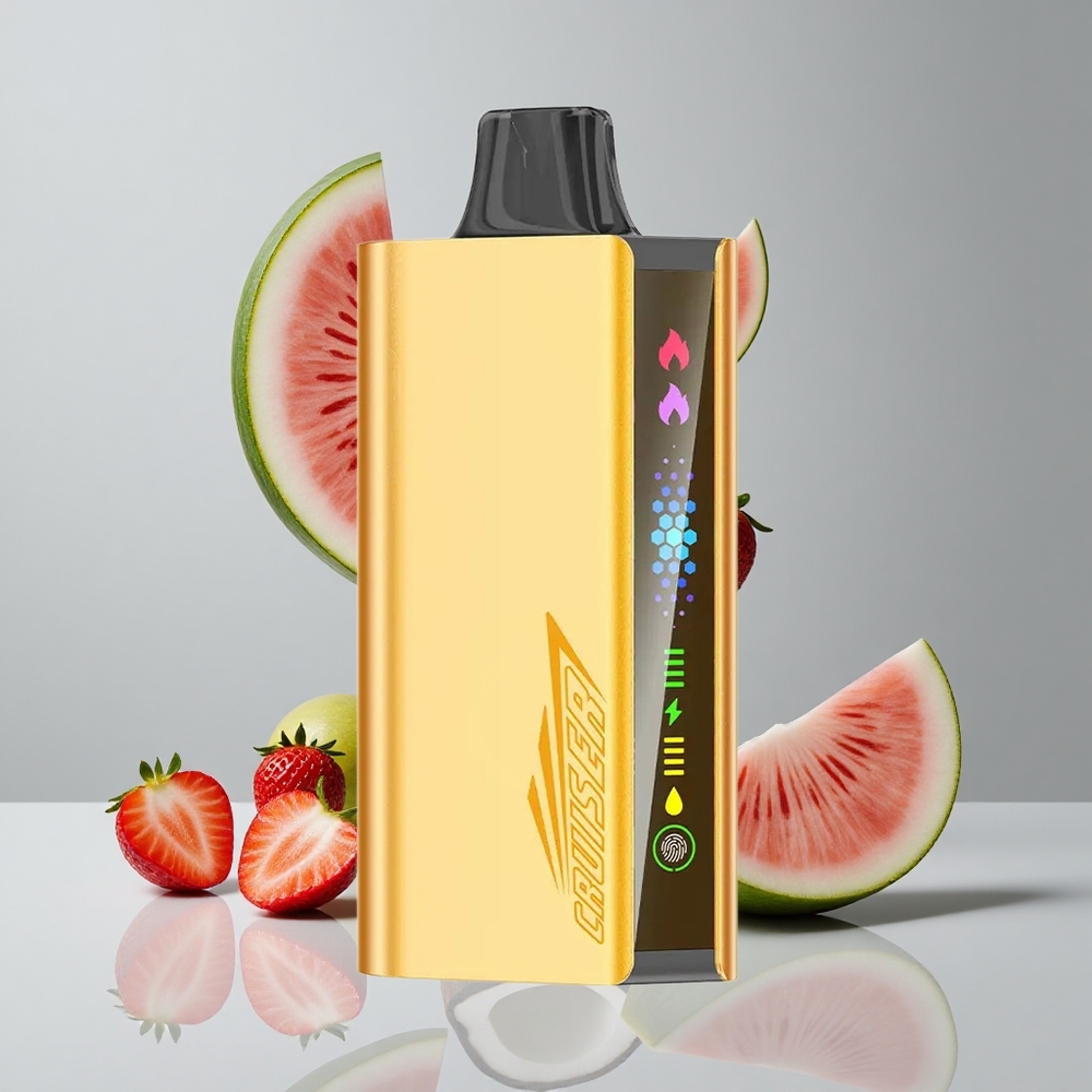JNR Cruiser 12000 Puffs Fresa Coco Sandía Vape Desechable Sin Carga Pantalla Animación vape wholesale Peru
