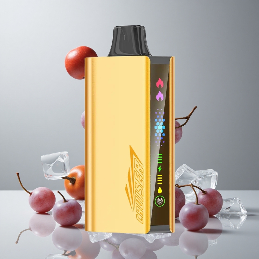 JNR Cruiser 12000 Puffs Uva Hielo Vape Desechable Sin Carga Pantalla Animada vape wholesale Peru