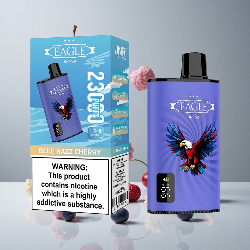 JNR EAGLE Smart 23000 Puffs Arándano Azul Cereza Pantalla Digital Tipo-C vape wholesale Peru