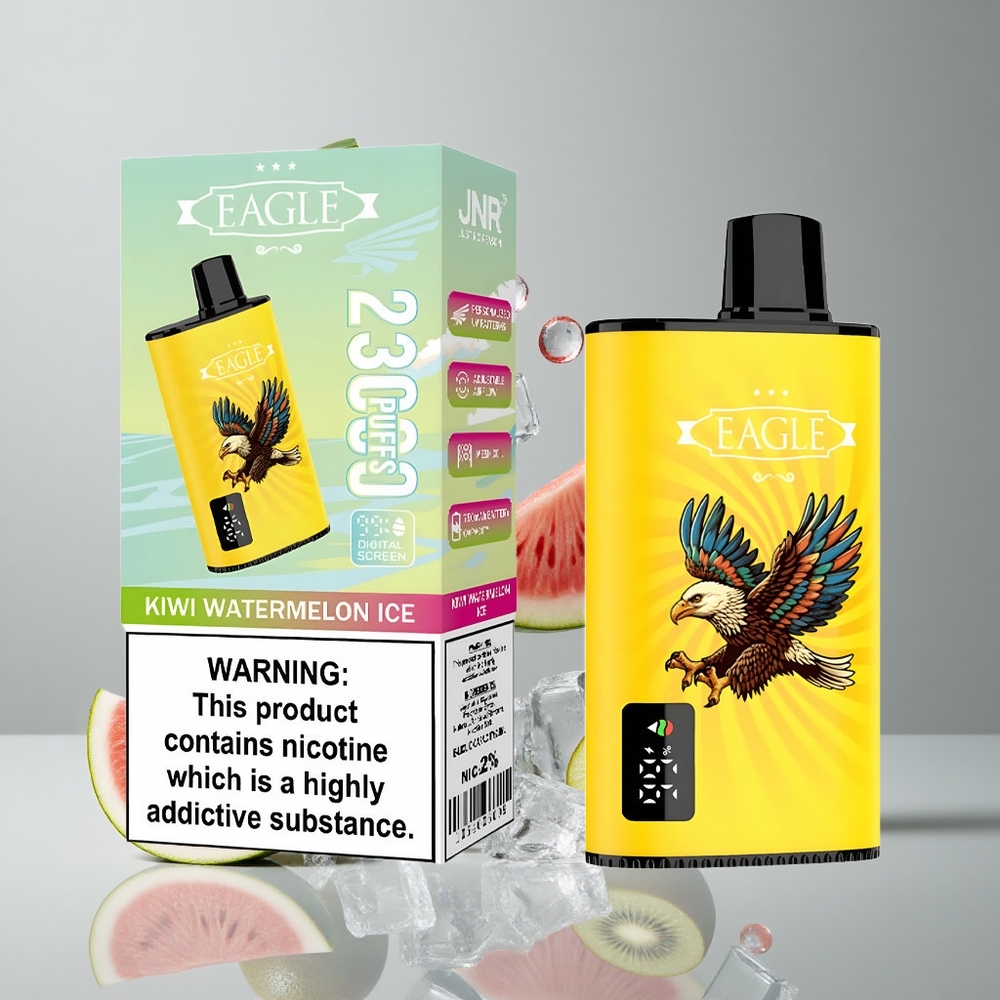 JNR EAGLE Smart 23000 Puffs Desechable Vape Kiwi Sandía Hielo Pantalla Digital Tipo-C vape wholesale Peru