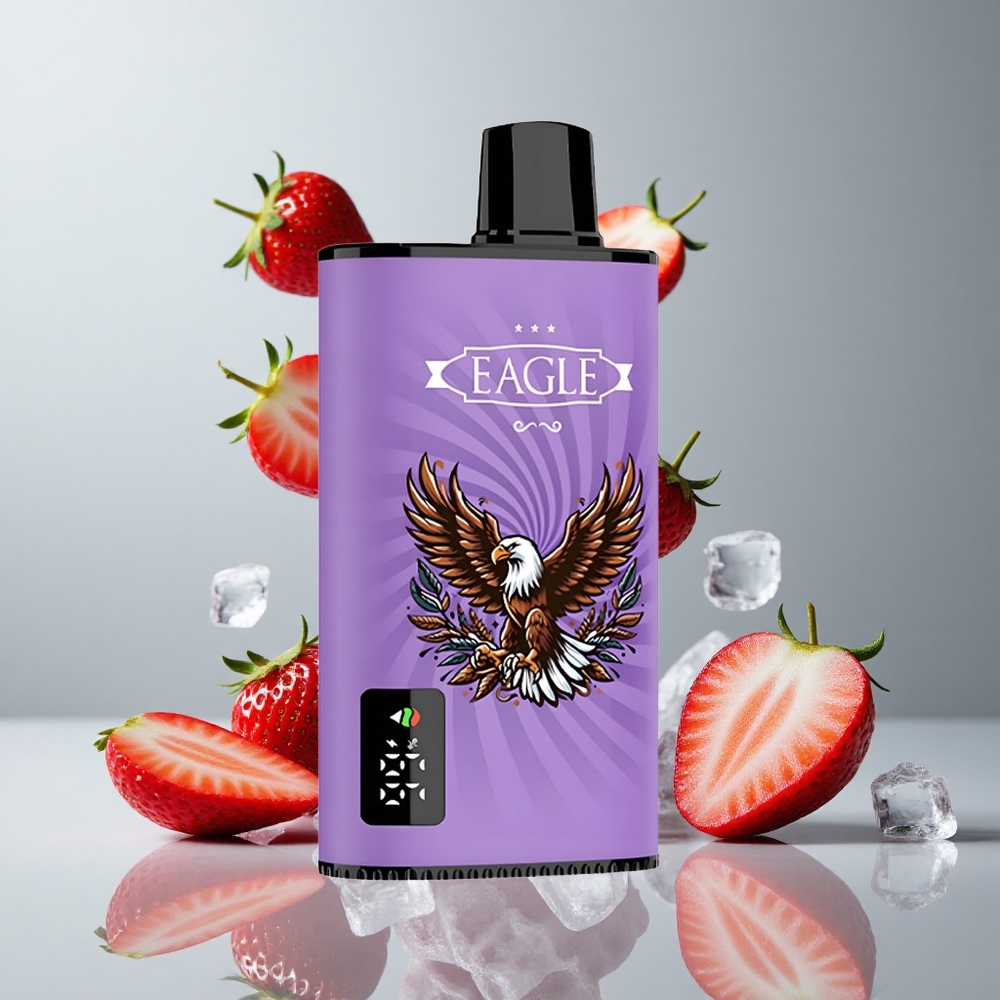 JNR EAGLE Smart 23000 Puffs Fresa Helado Pantalla Digital y Flujo de Aire Ajustable vape wholesale Peru