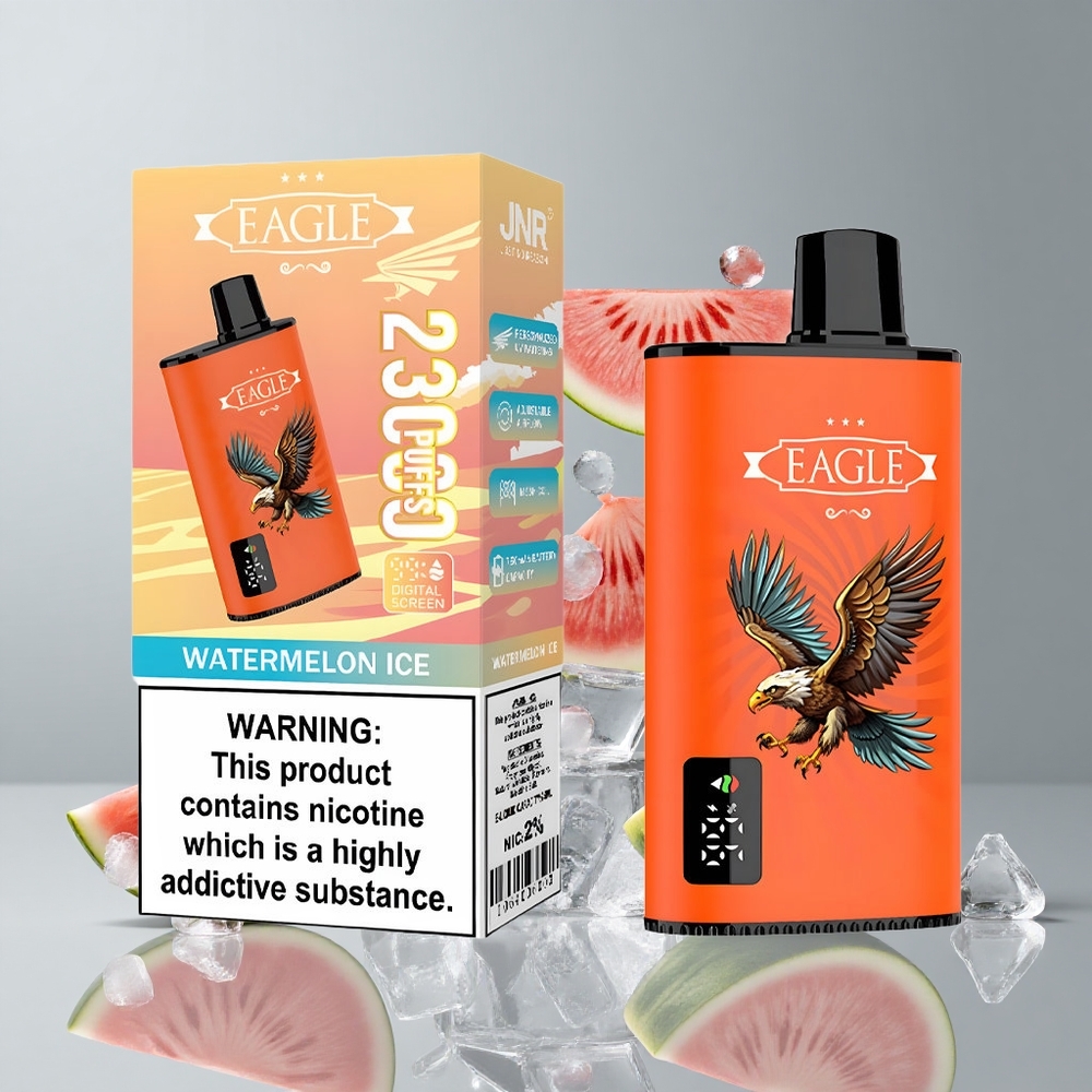 JNR EAGLE Smart 23000 Puffs Sandía Hielo Pantalla Digital Ajustable vape wholesale Peru