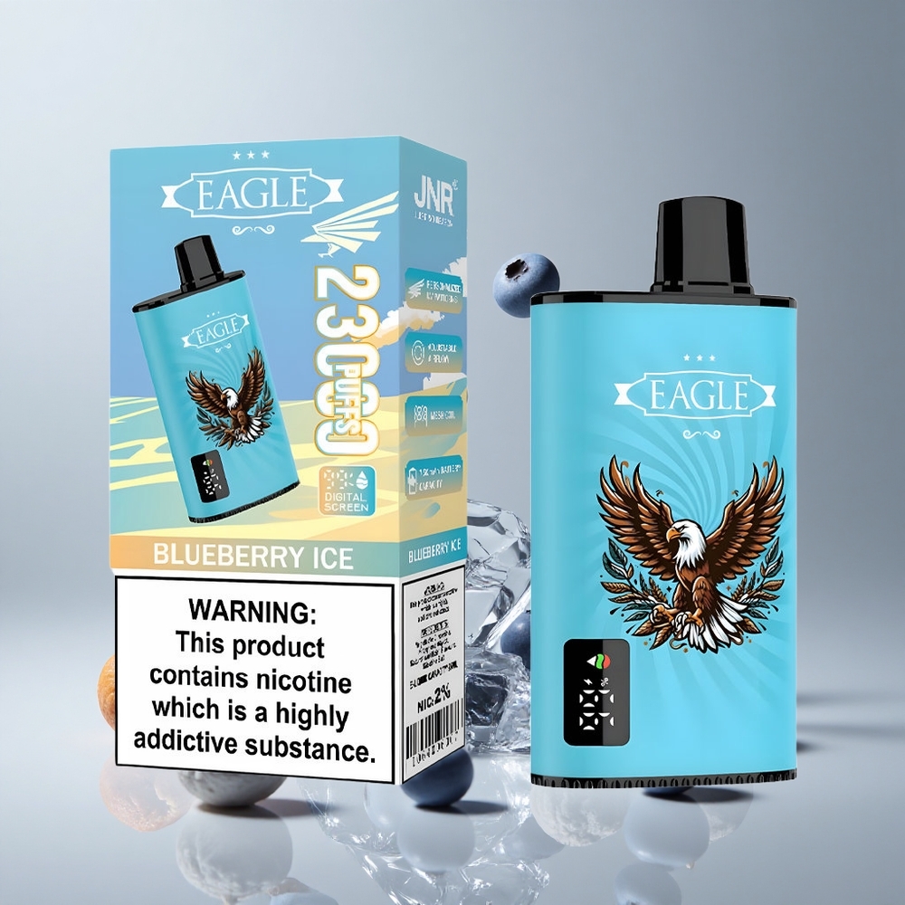 JNR EAGLE Smart 23000 Puffs Vape Desechable Arándano Helado Pantalla Digital y Flujo de Aire Ajustable vape wholesale Peru
