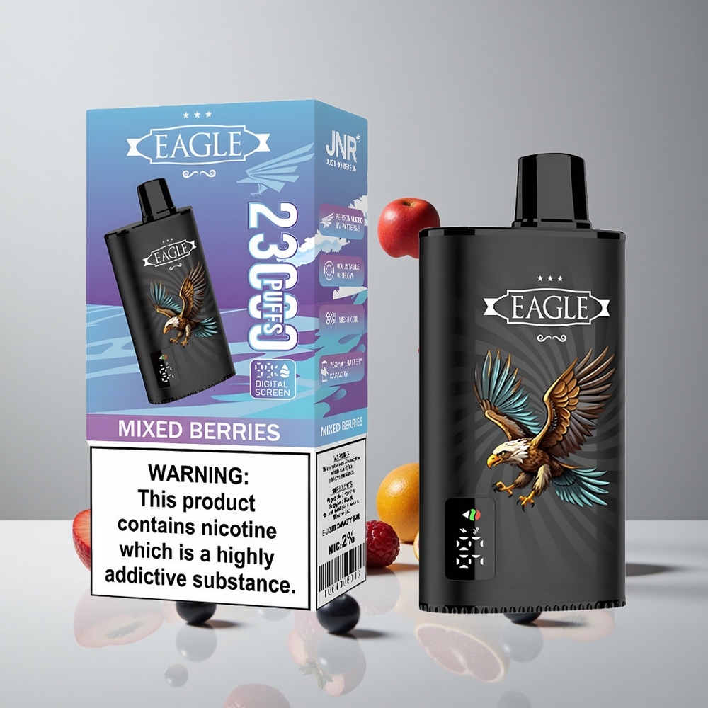 JNR EAGLE Smart 23000 Puffs Vape Desechable Frutas Mixtas Pantalla Digital vape wholesale Peru