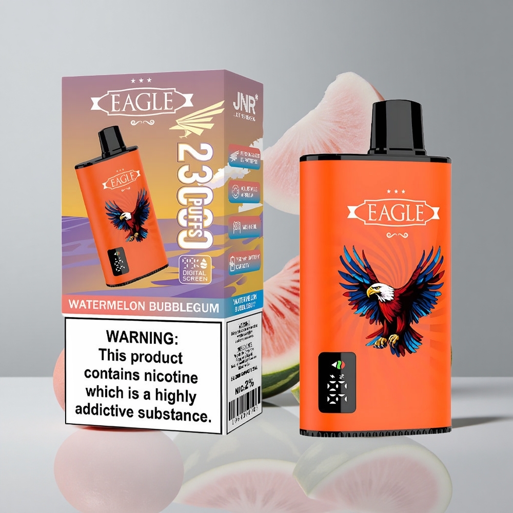 JNR EAGLE Smart 23000 Puffs Vape Desechable Sandía Chicle Pantalla Digital vape wholesale Peru