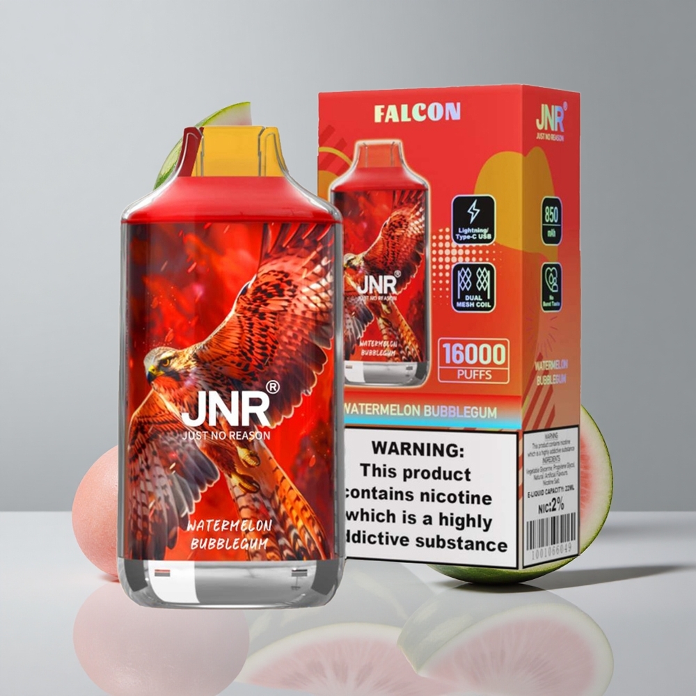 JNR Falcon 16000 Puffs Sandía Chicle Pantalla LED Inteligente vape wholesale Peru