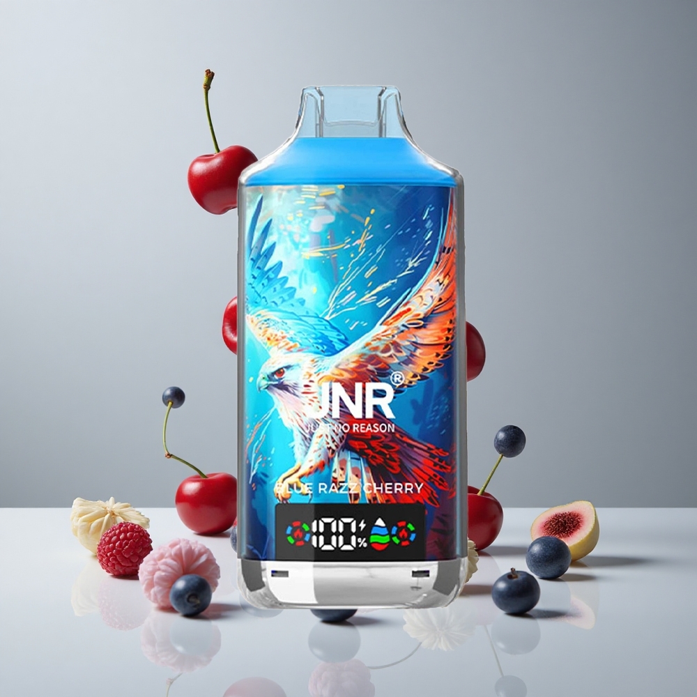 JNR Falcon X 18000 Puffs Arándano Azul Cereza Pantalla Digital Dual Mesh Coil vape wholesale Peru