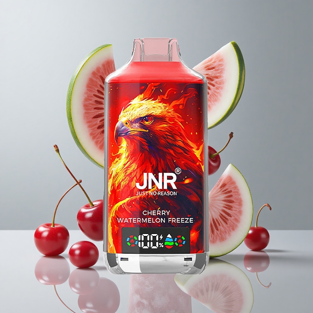 JNR Falcon X 18000 Puffs Cereza Sandía Helada Dual Mesh Coil vape wholesale Peru