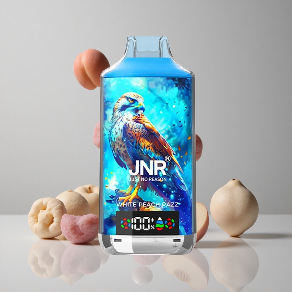 JNR Falcon X 18000 Puffs Durazno Blanco Frambuesa 24ml E-líquido vape wholesale Peru