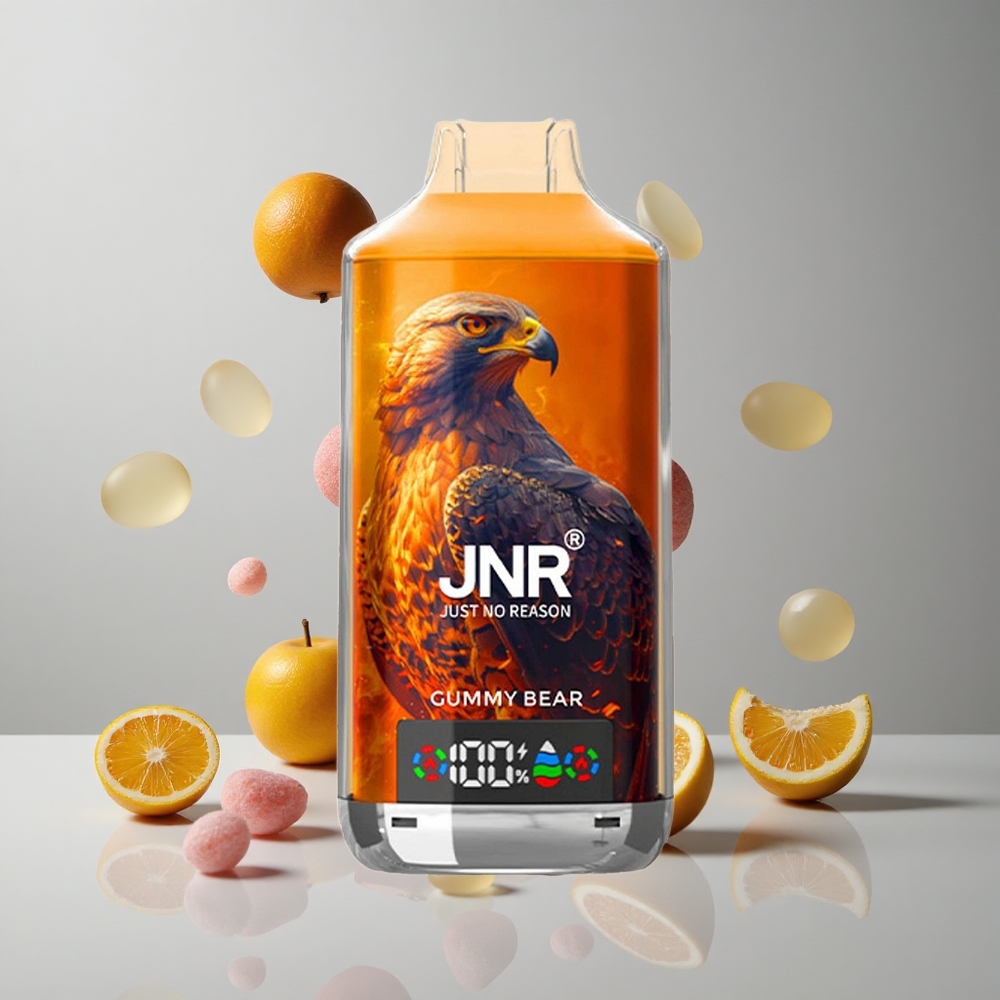 JNR Falcon X 18000 Puffs Goma de Oso con Pantalla Digital y Carga Rápida Type-C vape wholesale Peru