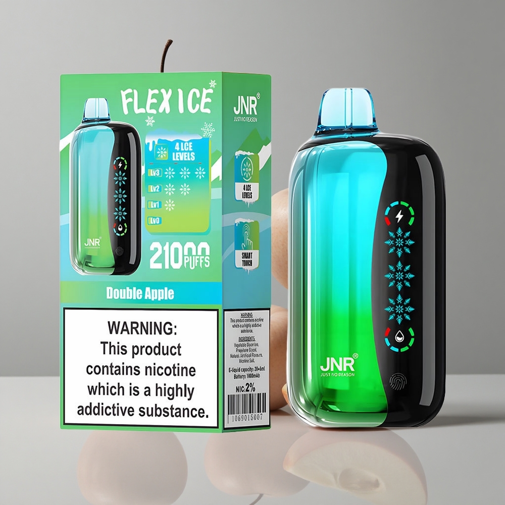JNR Flex Ice 21000 Puffs Doble Manzana Ajuste de Hielo Pantalla Táctil vape wholesale Peru