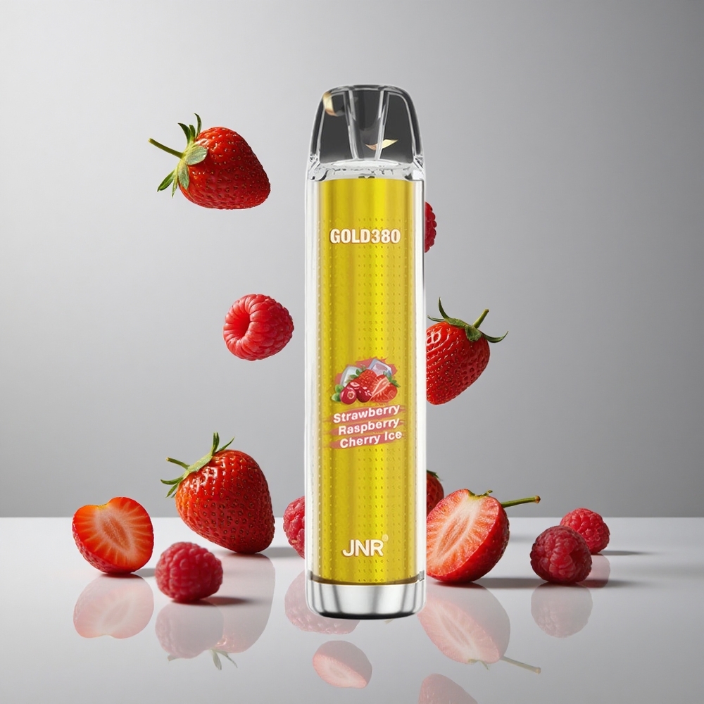 JNR Gold380 6000 Puffs Fresa Frambuesa 13ml Capacidad de Líquido vape wholesale Peru