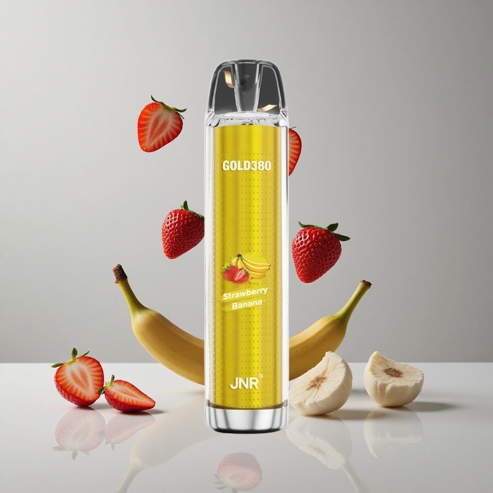 JNR Gold380 6000 Puffs Fresa Plátano 13ml Capacidad vape wholesale Peru