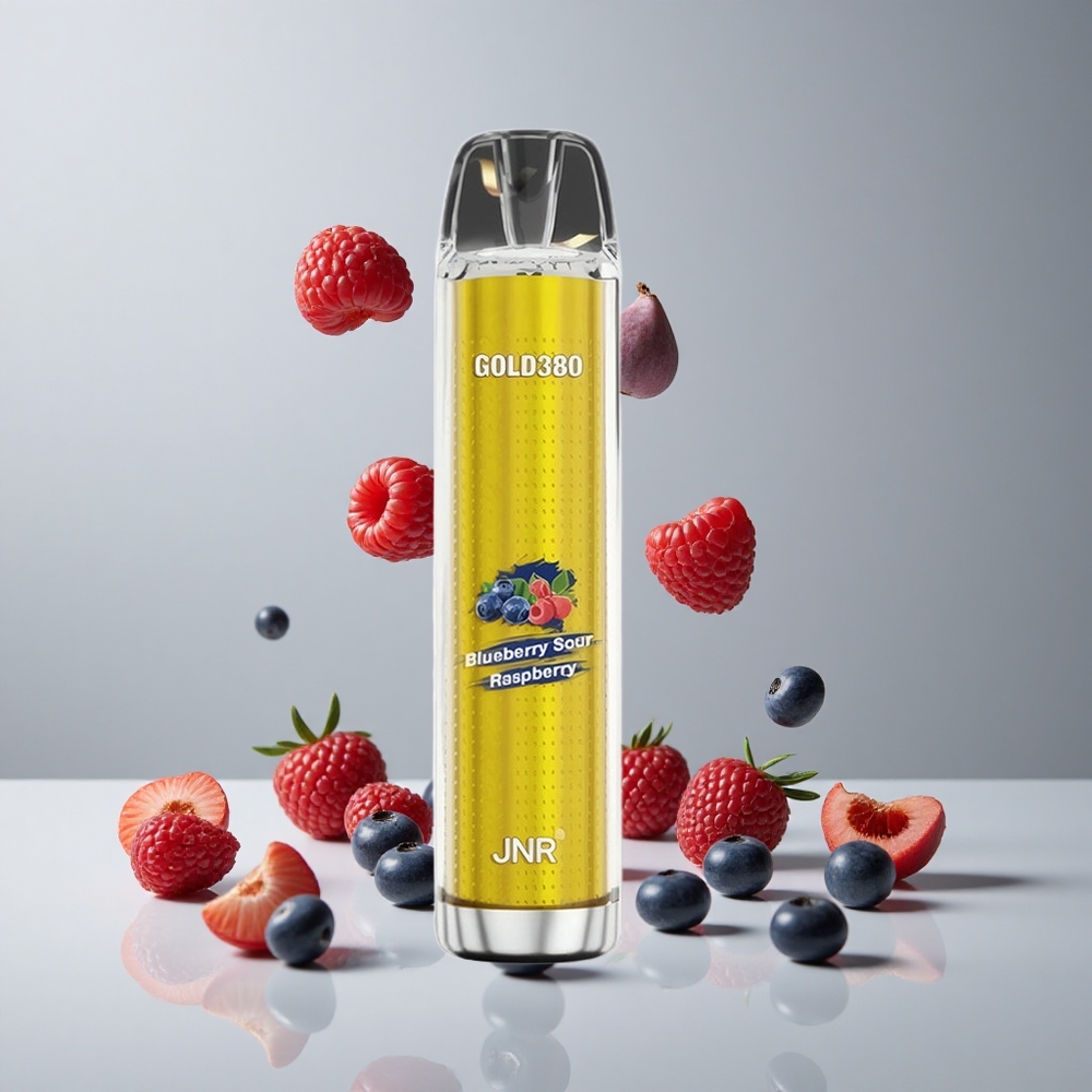 JNR Gold380 6000 Puffs Vape Desechable Arándano Agrio Frambuesa 13ml vape wholesale Peru