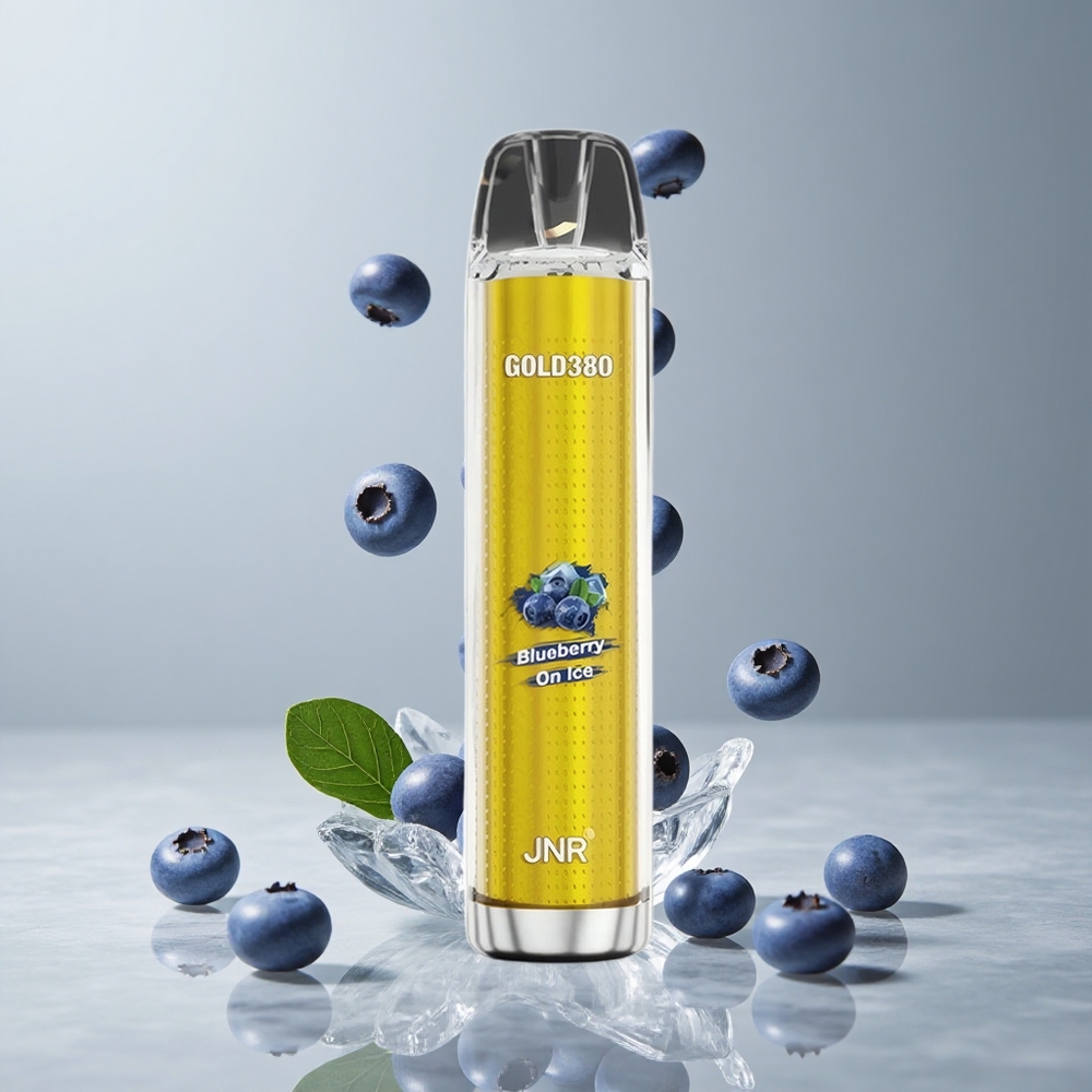 JNR Gold380 6000 Puffs Vape Desechable Arándano con Hielo 13ml Capacidad vape wholesale Peru