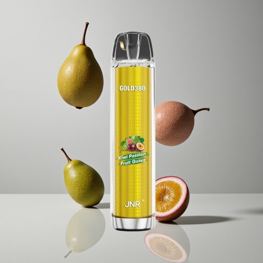 JNR Gold380 6000 Puffs Vape Desechable Kiwi Maracuyá Guayaba 13ml vape wholesale Peru