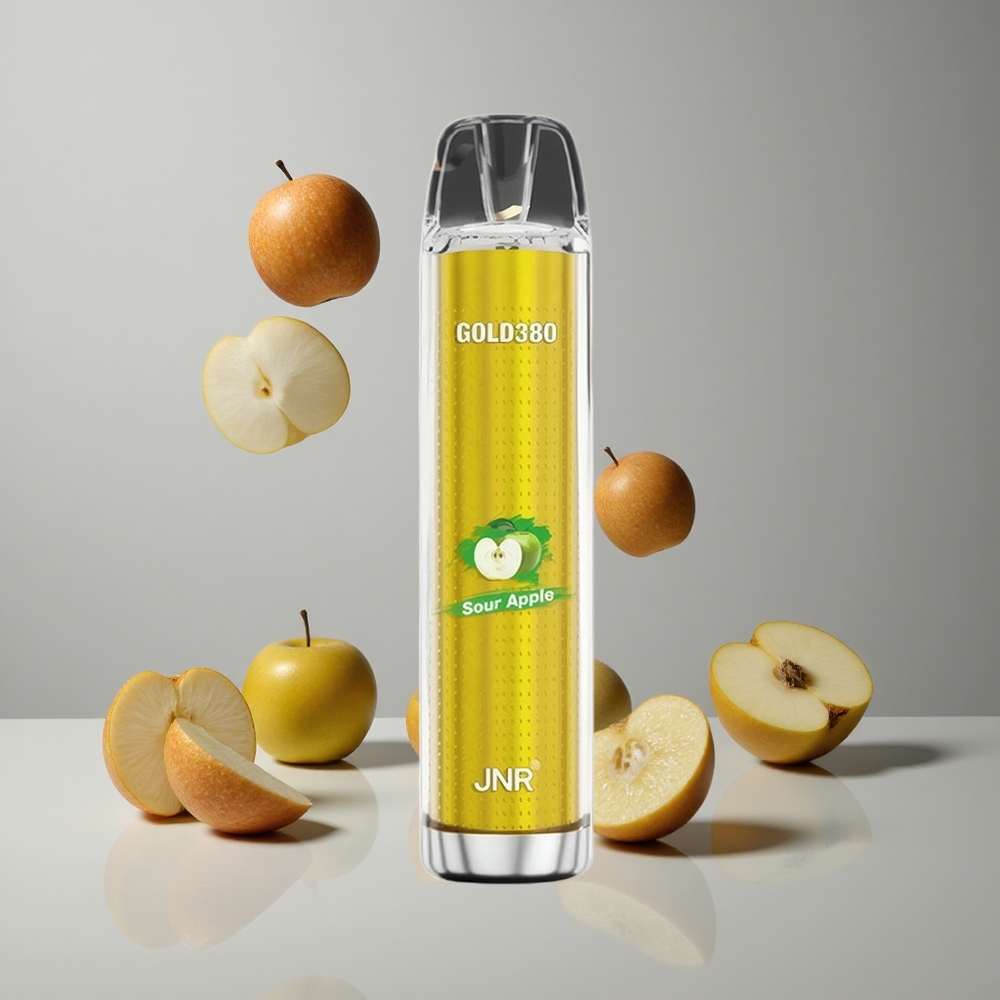 JNR Gold380 6000 Puffs Vape Desechable Manzana Ácida 13ml vape wholesale Peru