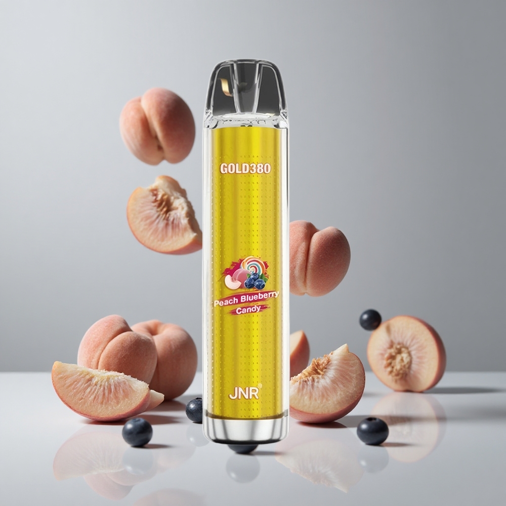 JNR Gold380 6000 Puffs Vape Desechable Melocotón Arándano 13ml vape wholesale Peru